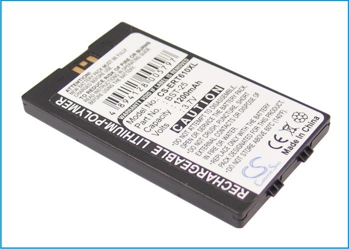 Batteri til mobiltelefon, smarttelefon for Sony Ericsson T610, T606, T608 m.fl.