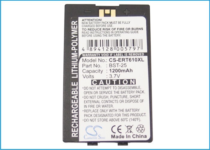 Batteri til mobiltelefon, smarttelefon for Sony Ericsson T610, T606, T608 m.fl.
