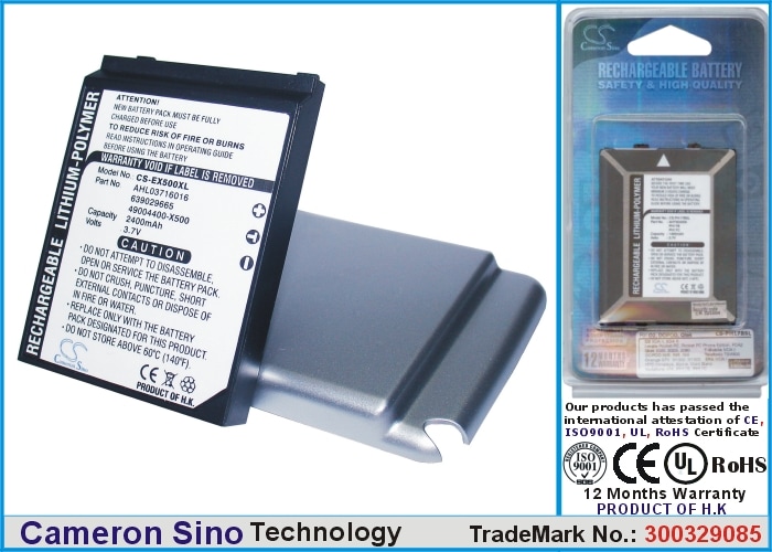 Batteri til mobiltelefon, smarttelefon for E-TEN glofiish M700