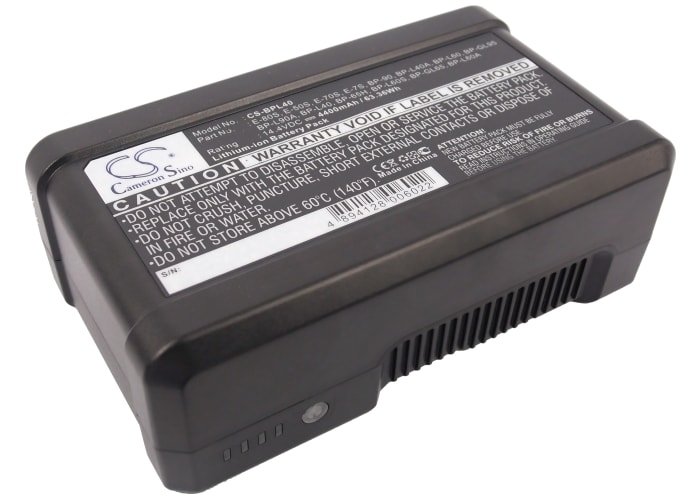 Batteri til kamera for Sony HDW-790WSP, DSR-300PK, DSR-250 m.fl.