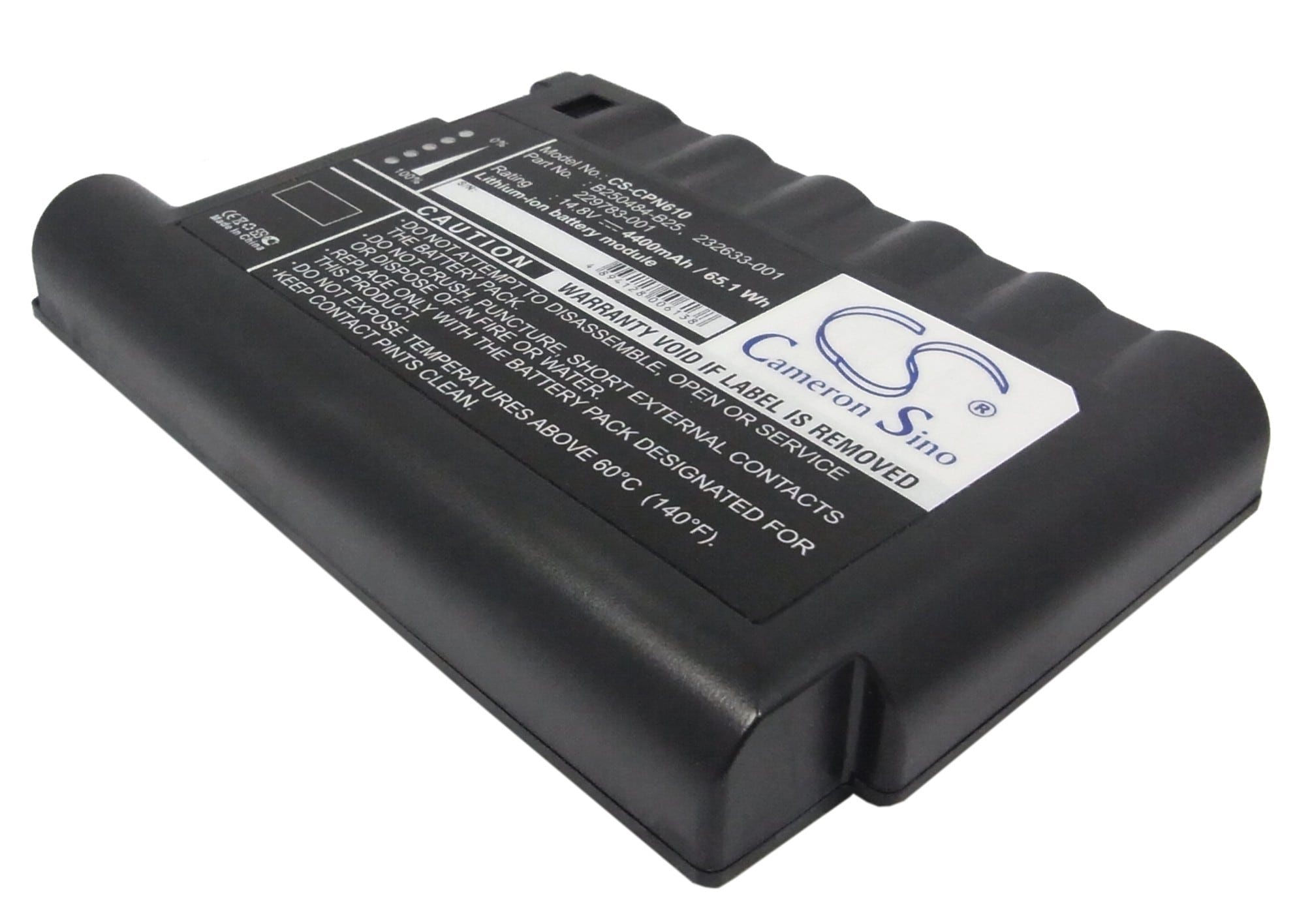 Batteri til bærbar PC, Notatbok for Compaq Evo N600, Evo N600c, Evo N610c m.fl.