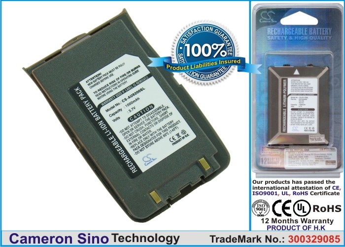 Batteri til mobiltelefon, smarttelefon for AudioVox CDM-8200