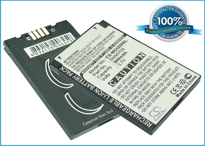 Batteri til mobiltelefon, smarttelefon for Motorola Nextel i205, Nextel i215, Nextel i265 m.fl.