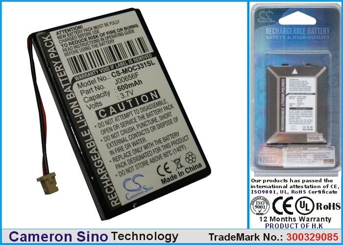 Batteri til mobiltelefon, smarttelefon for Motorola C333, C330, C331 m.fl.
