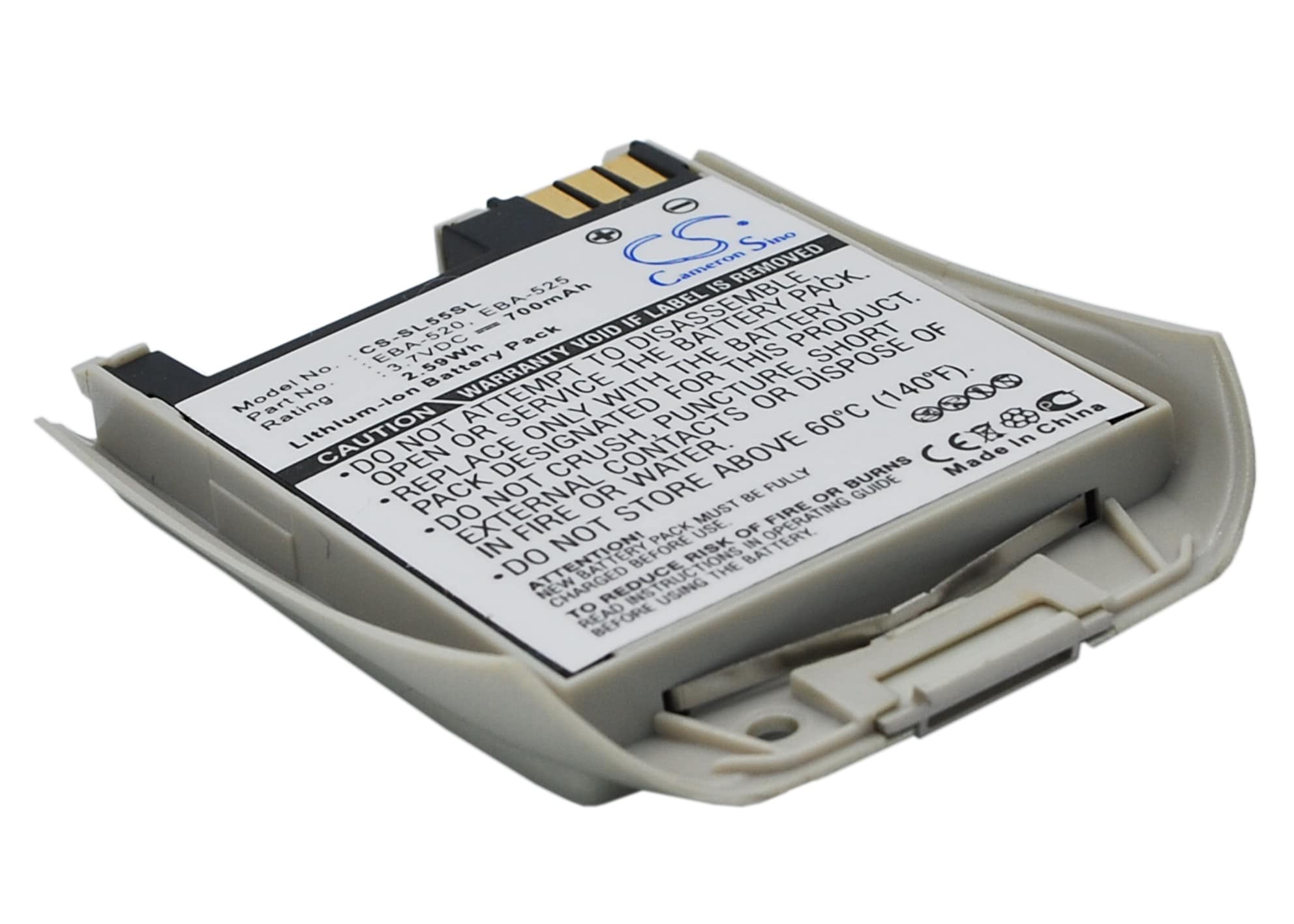Batteri til mobiltelefon, smarttelefon for Siemens SL55, SL56