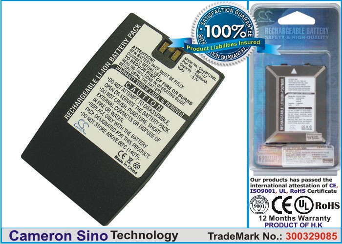 Batteri til mobiltelefon, smarttelefon for Sony Ericsson T20, T20s