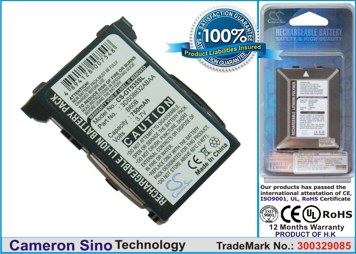 Batteri til mobiltelefon, smarttelefon for Alcatel OT-535, OT-735, OT-556 m.fl.