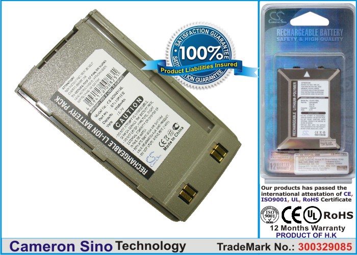 Batteri til mobiltelefon, smarttelefon for Samsung SCH-411, SGH-410, SCH-2500 m.fl.