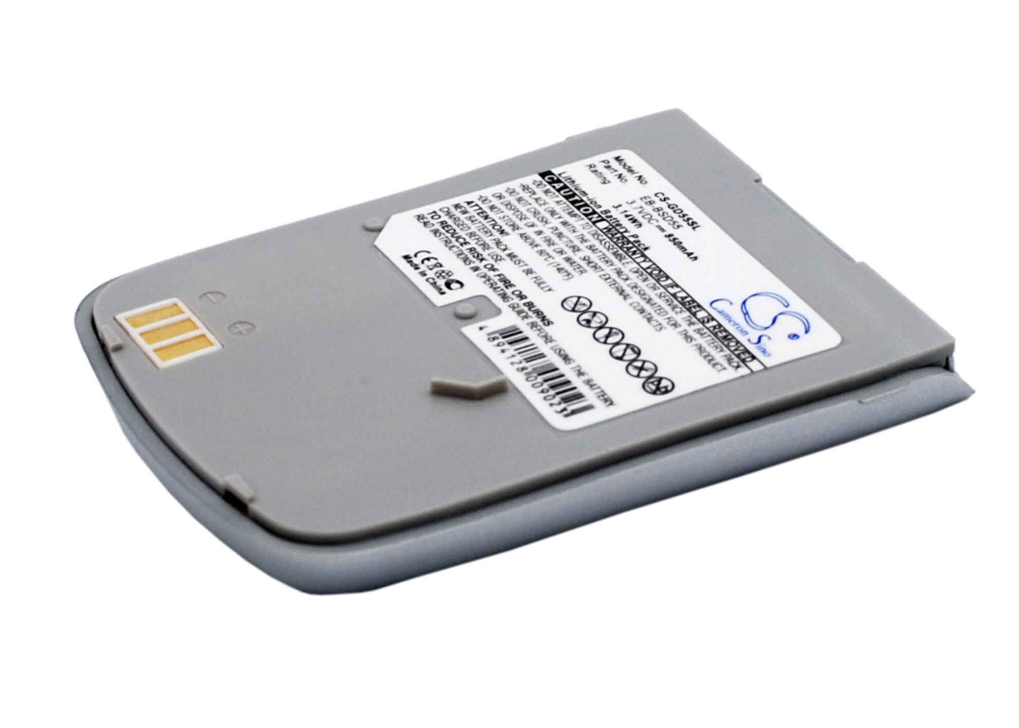 Batteri til mobiltelefon, smarttelefon for Panasonic GD55, EB-BSD55