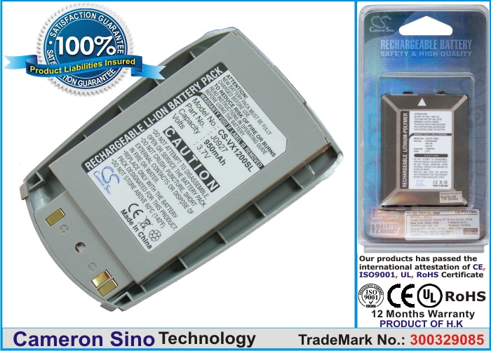 Batteri til mobiltelefon, smarttelefon for LG VX1200, LX1200