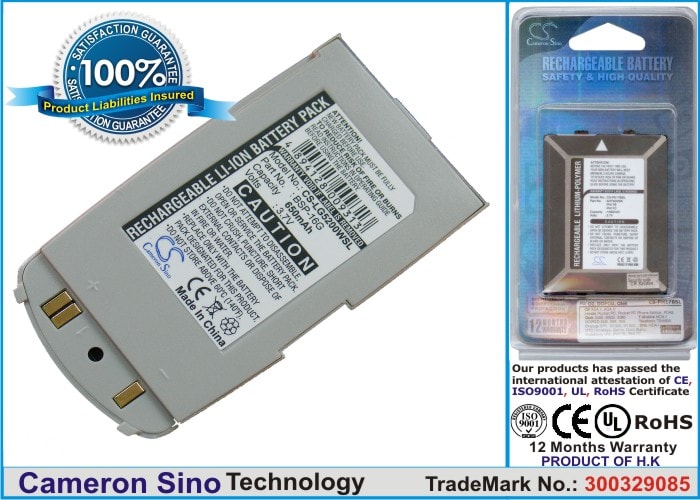 Batteri til mobiltelefon, smarttelefon for LG W5200
