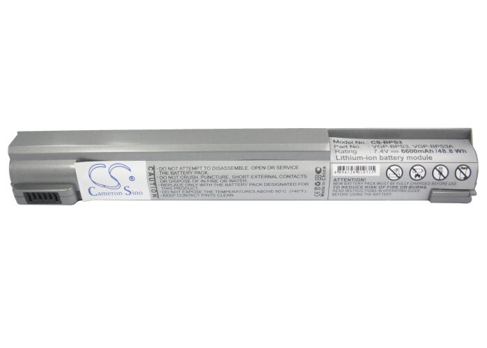 Batteri til bærbar PC, notatbok til Sony VAIO VGN-T27GP, VAIO VGN-T91PSY7 m.fl.