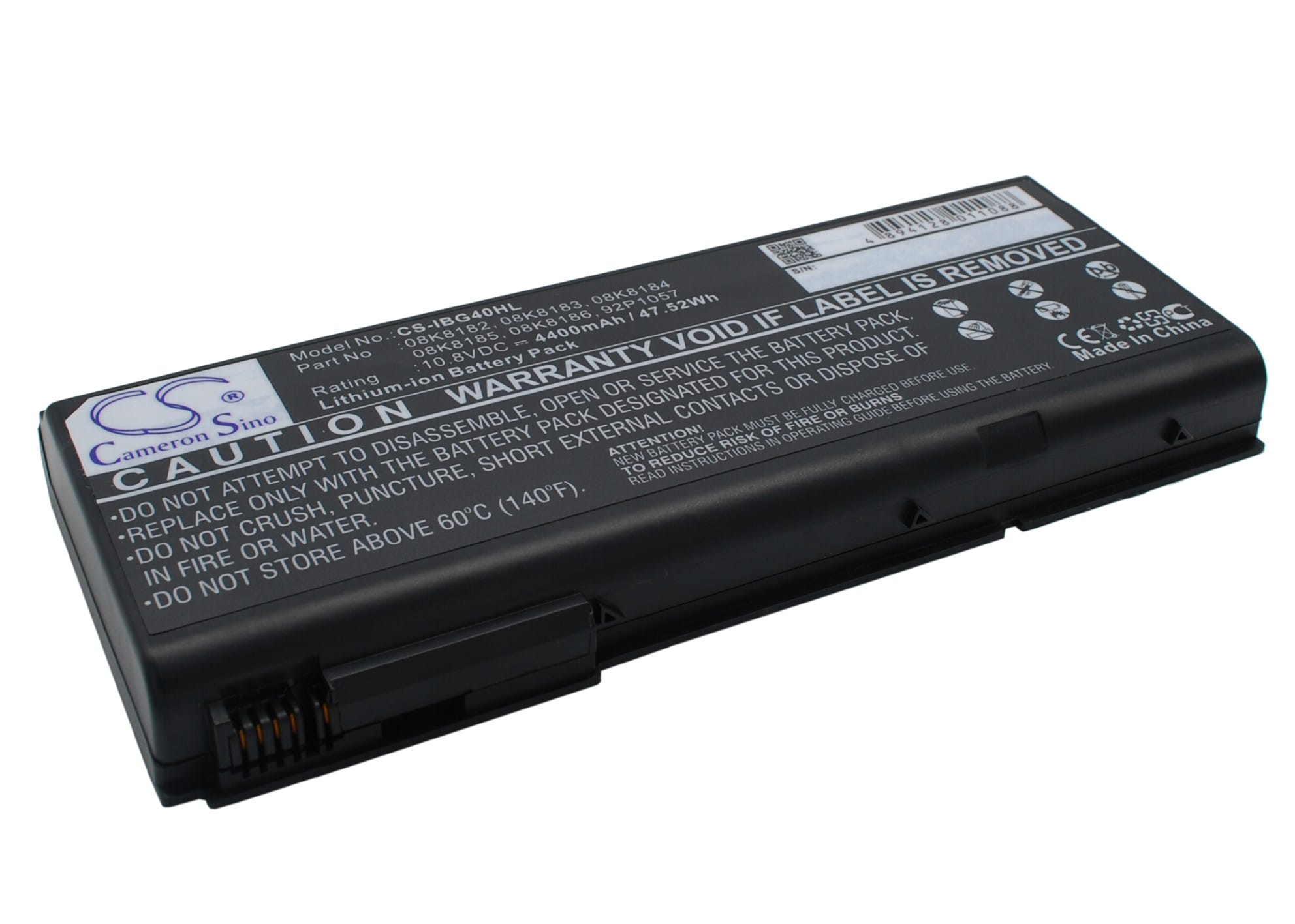 Batteri til bærbar PC, Notatbok for IBM ThinkPad G40, G41, ThinkPad G40-serien m.fl.