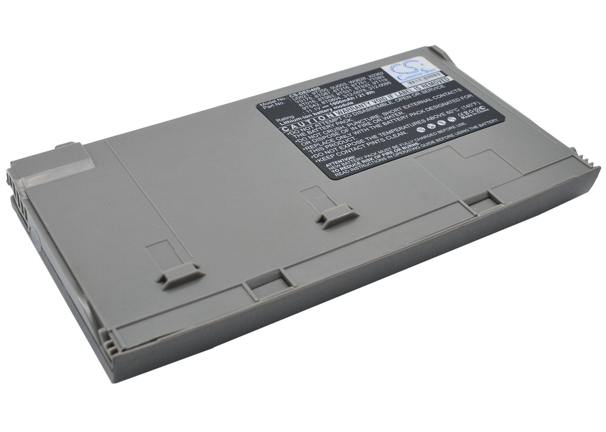 Batteri til bærbar PC, Dell Latitude D400