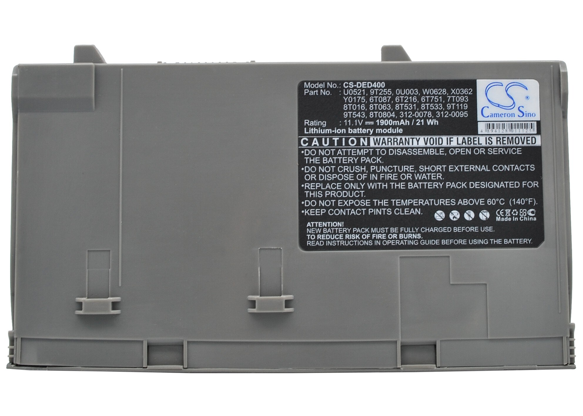 Batteri til bærbar PC, Dell Latitude D400