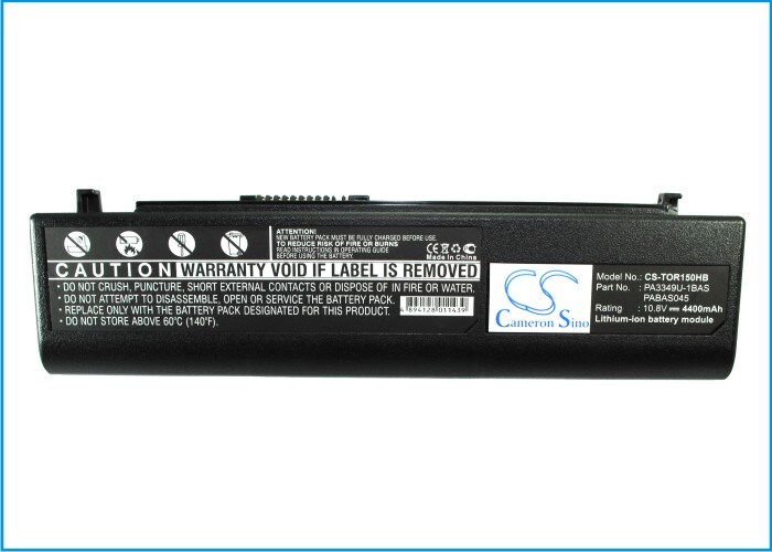 Batteri til bærbar PC, Notatbok for Toshiba Portege R150 PP160L-00KVX