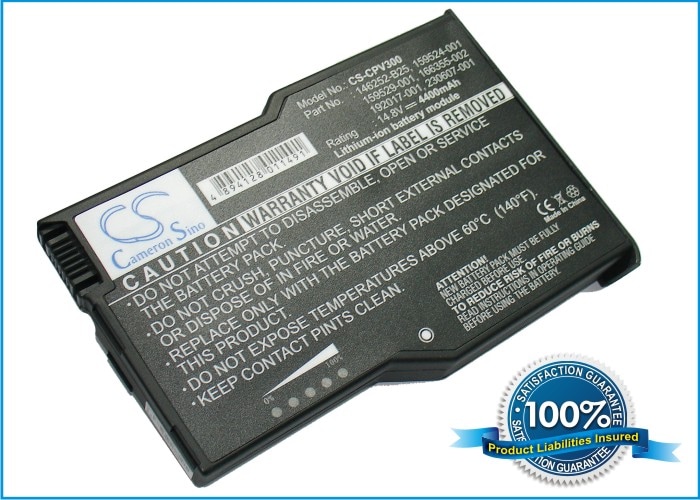 Batteri til bærbar PC, Notatbok for Compaq Presario V3020US, Presario V3158TU m.fl.