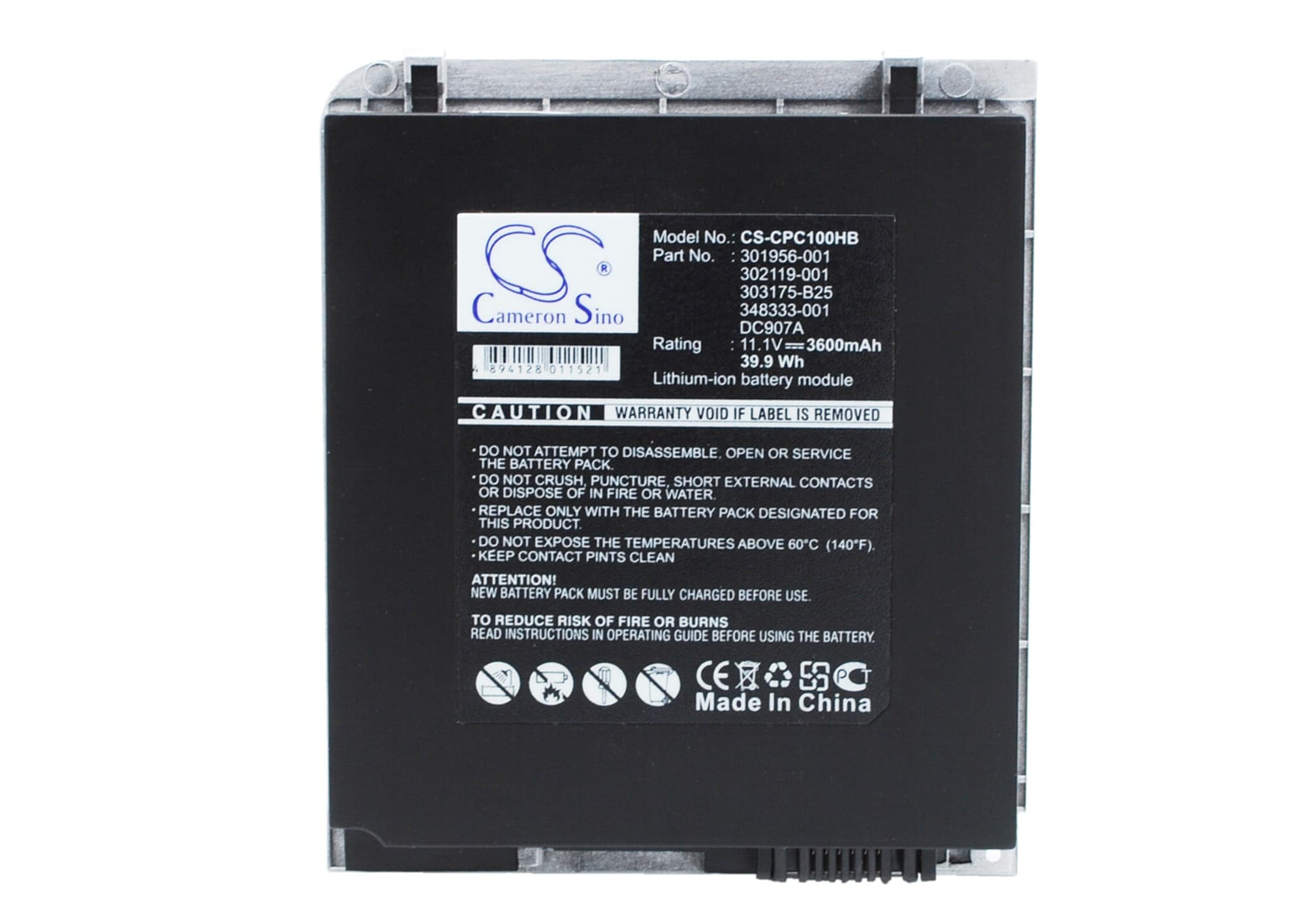 Batteri til bærbar PC, Notatbok for Compaq Tablet PC TC1000-470045-150 m.fl.