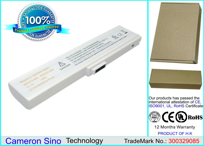 Batteri til bærbar PC, Notatbok til Compaq Presario B2811TX, Presario B2808TX m.fl.