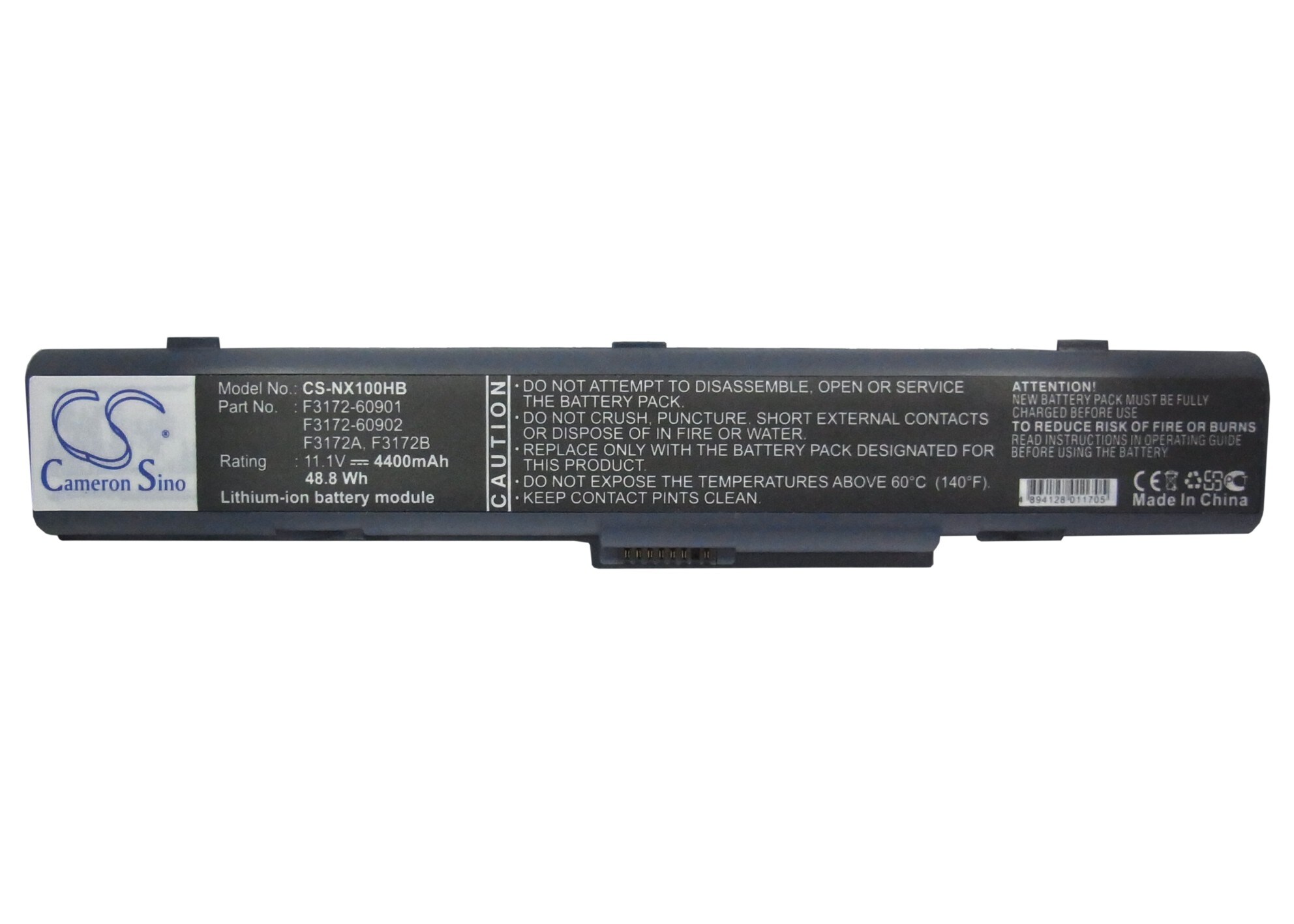 Batteri til bærbar PC, Notatbok for HP OmniBook XT100, Pavilion ZT1141 m.fl.