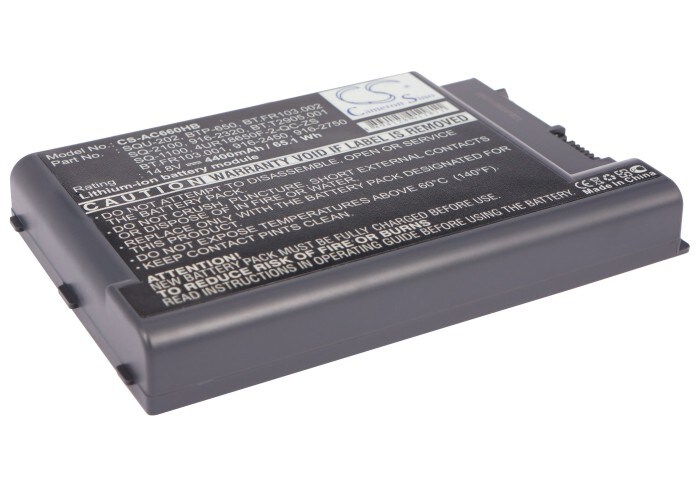 Batteri til bærbar PC, Acer TravelMate 802LMi, Quanta Z500 m.fl.