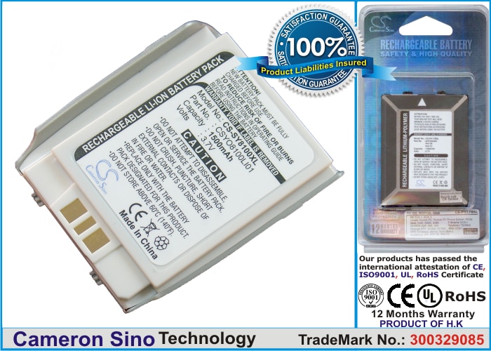 Batteri til mobiltelefon, smarttelefon for Sanyo SCP-8100, SCP8100, MM-8100