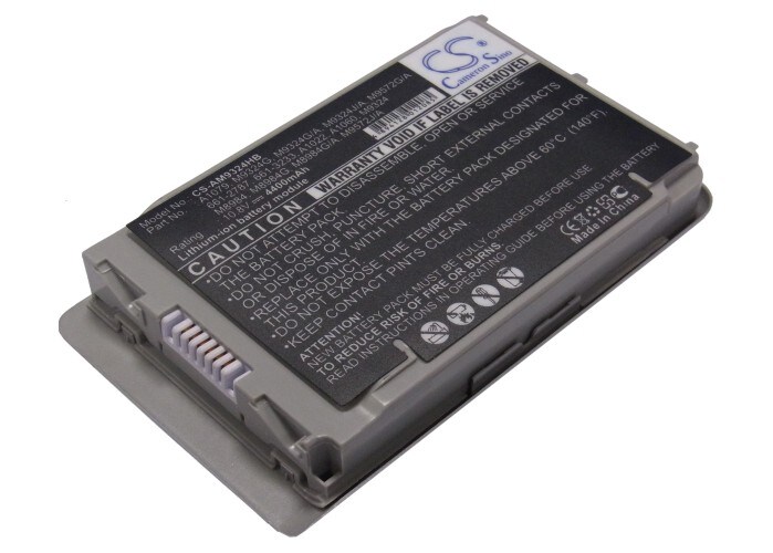 Batteri til bærbar PC, Notatbok for Apple M8760LL/A, PowerBook G4 12 M8760 m.fl.