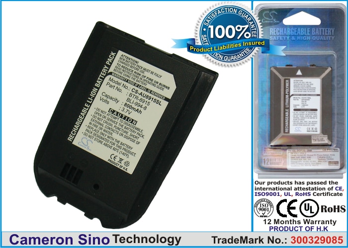 Batteri til mobiltelefon, smarttelefon for AudioVox CDM-8945, PN-230, Telit V230 m.fl.