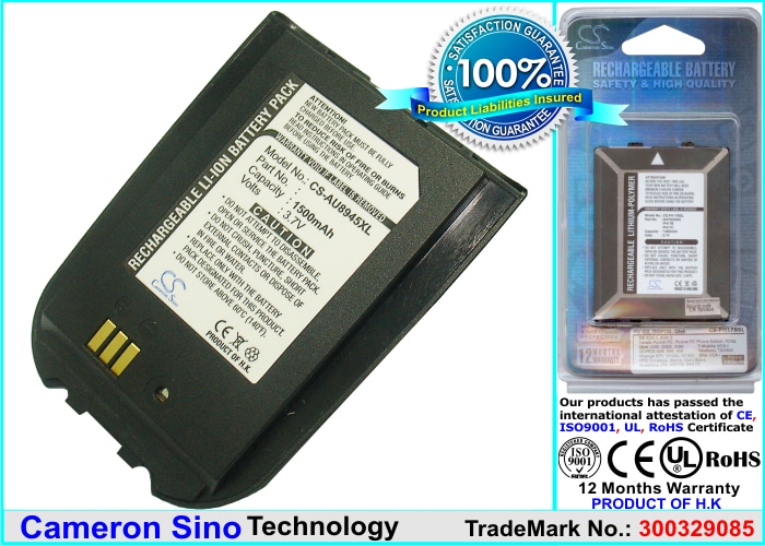 Batteri til mobiltelefon, smarttelefon for AudioVox CDM-8945, PN-230, Telit V230 m.fl.