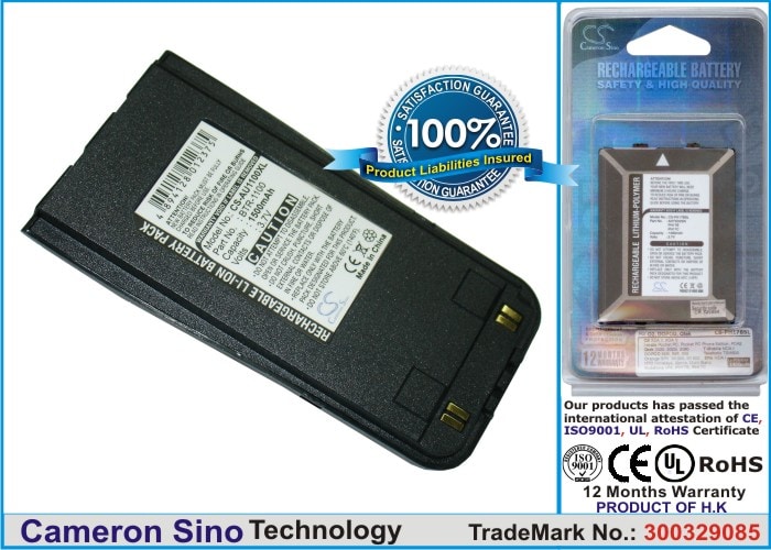 Batteri til mobiltelefon, smarttelefon for AudioVox CDM-1100, CDM-130
