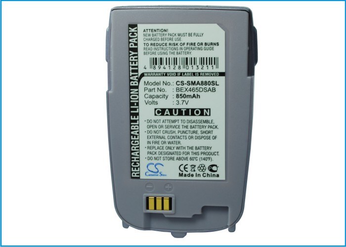 Batteri til mobiltelefon, smarttelefon for Samsung SPH-A880, MM-A880