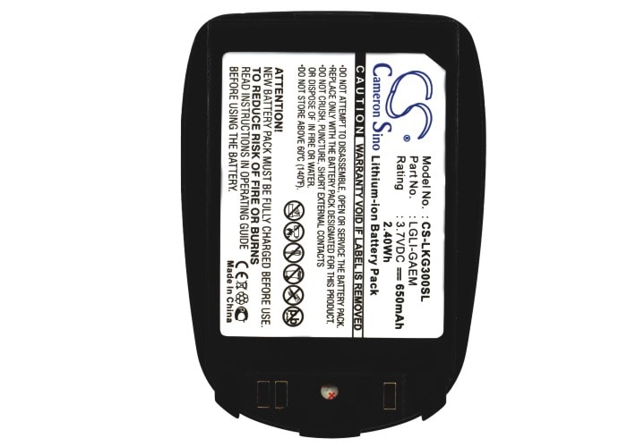 Batteri til mobiltelefon, smarttelefon for LG KG228, KG220, KG300