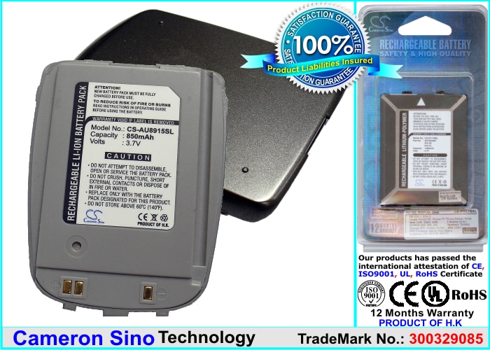 Batteri til mobiltelefon, smarttelefon for AudioVox CDM-8915, CDM8915