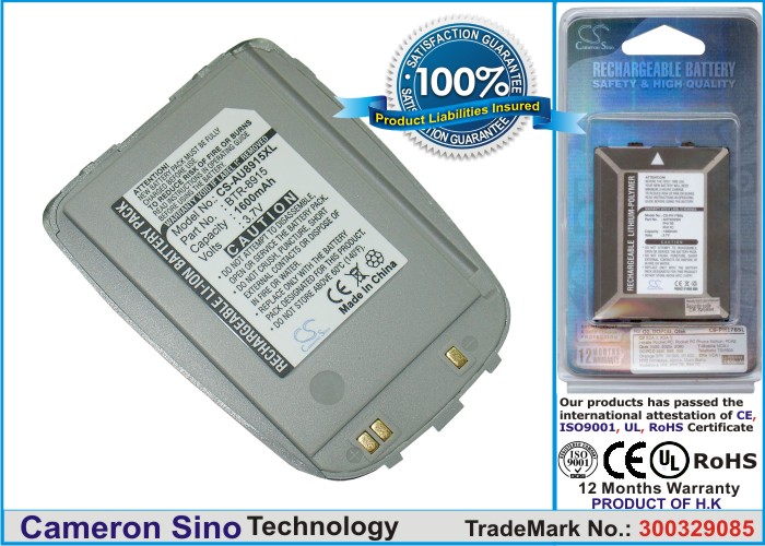 Batteri til mobiltelefon, smarttelefon for AudioVox CDM-8915, CDM8915