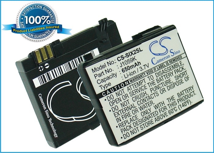 Batteri til mobiltelefon, smarttelefon for Siemens X2, S670