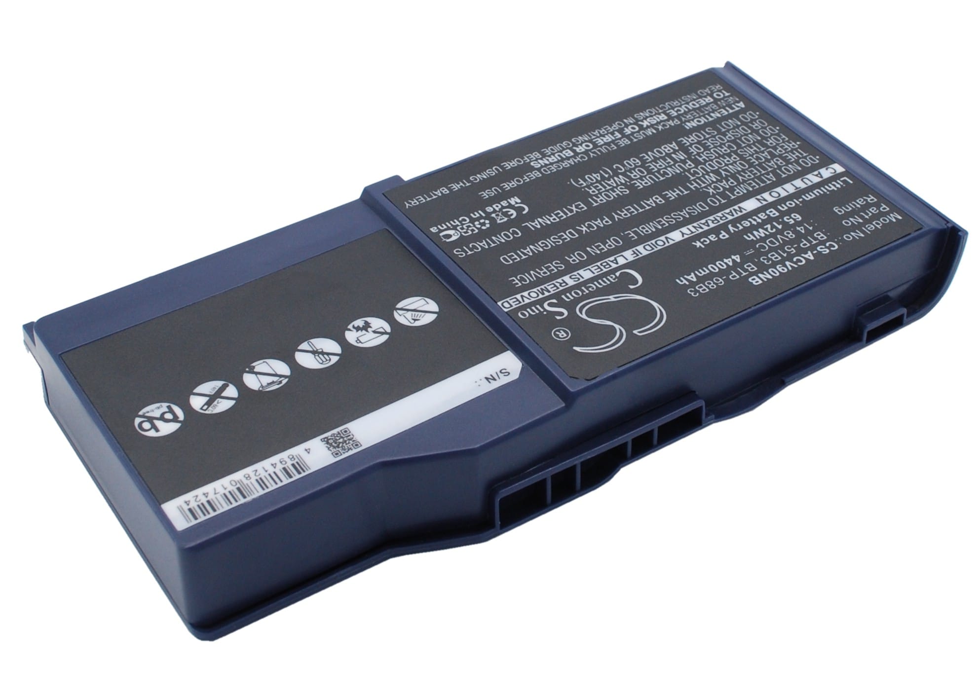 Batteri til bærbar PC, Acer Wistron AJ V90