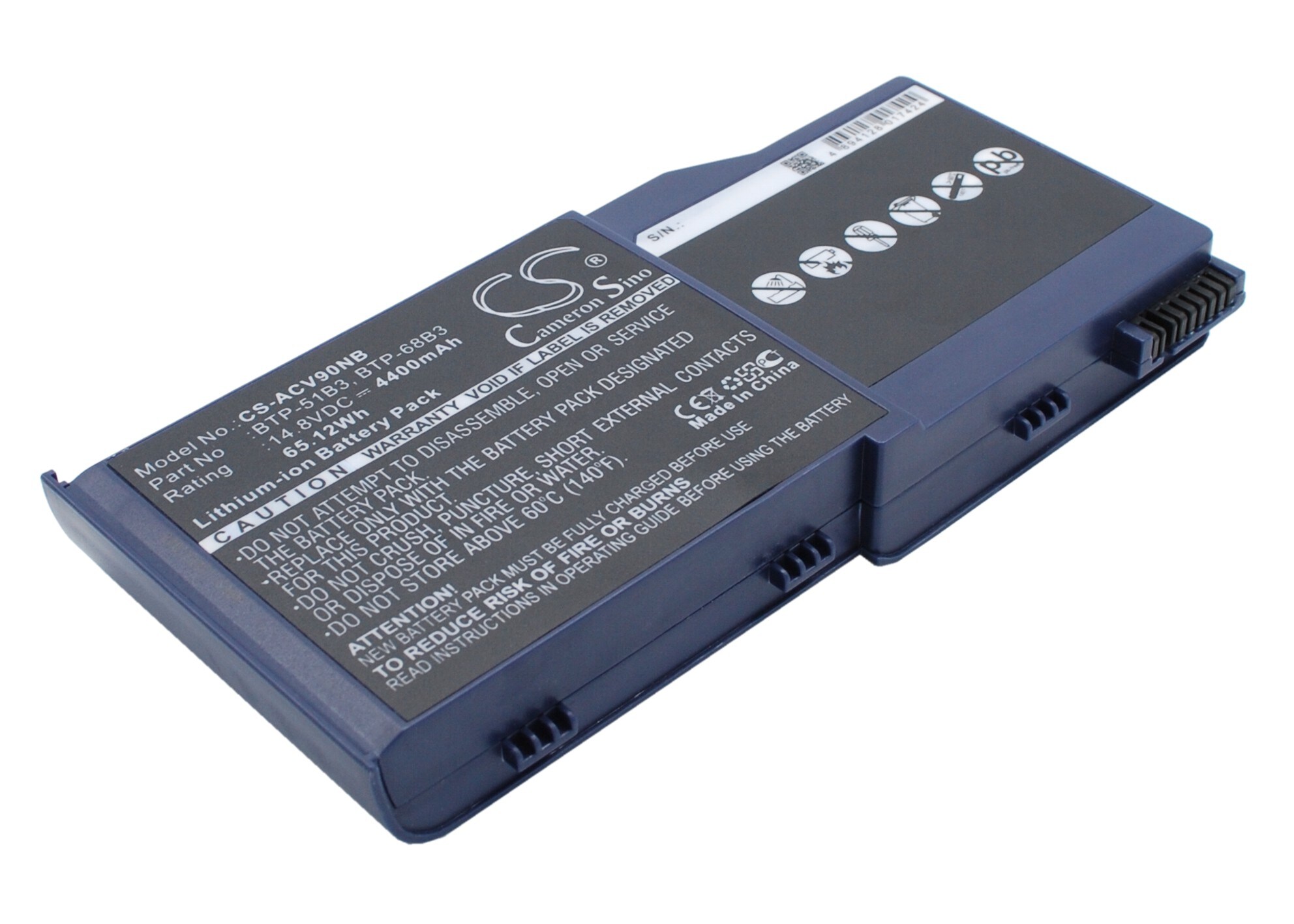 Batteri til bærbar PC, Acer Wistron AJ V90
