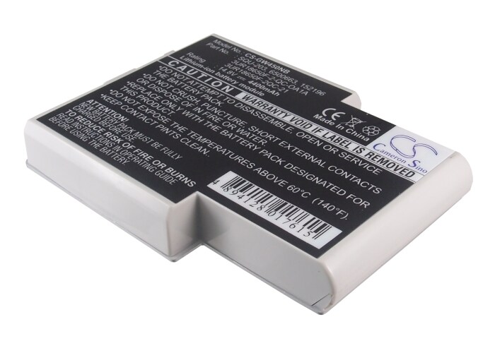 Batteri til bærbar PC, notatbok til Gateway Solo 400VTX, Solo 450E, Solo 450RGH m.fl.