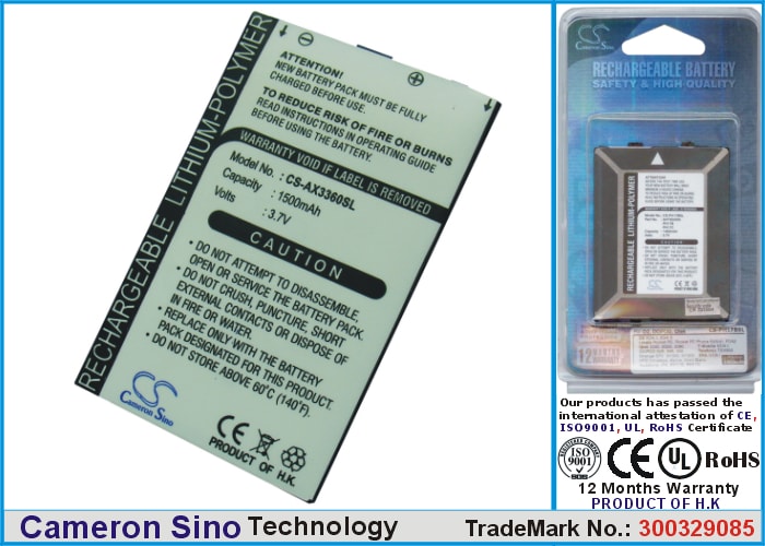 Batteri til Pocket PC, PDA for AnexTEX moboDA A3360