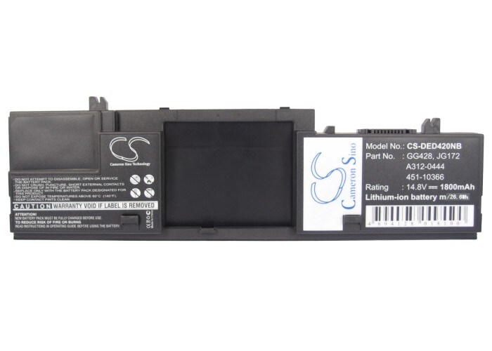 Batteri til bærbar PC, notatbok for Dell Latitude D420, Latitude D430