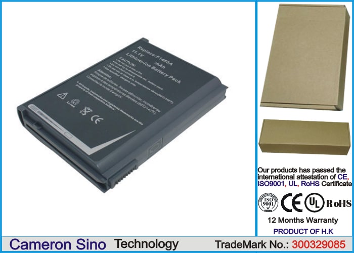 Batteri til bærbar PC, Compaq OmniBook 4111, OmniBook 4107 m.fl.