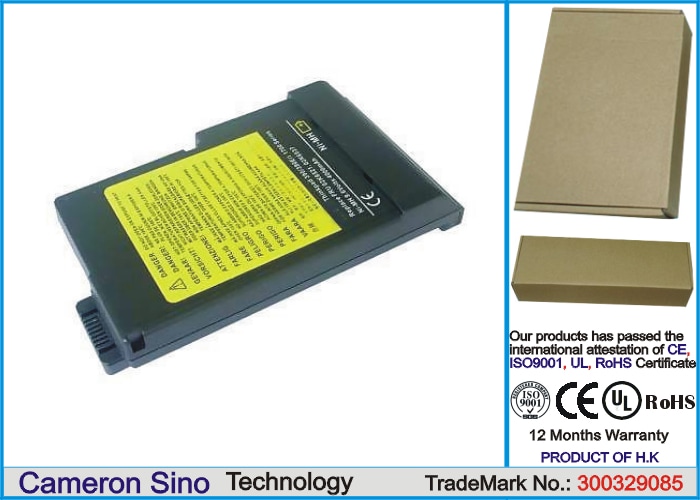 Batteri til bærbar PC, Notatbok for IBM ThinkPad 1720, ThinkPad 390, ThinkPad 390E m.fl.