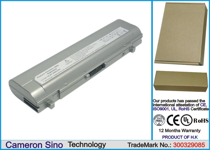 Batteri til bærbar PC, Notatbok for Toshiba Libretto U100, Libretto U105