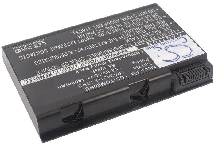 Batteri til bærbar PC, Notatbok for Toshiba Satellite M60, Satellite M60-183 m.fl.