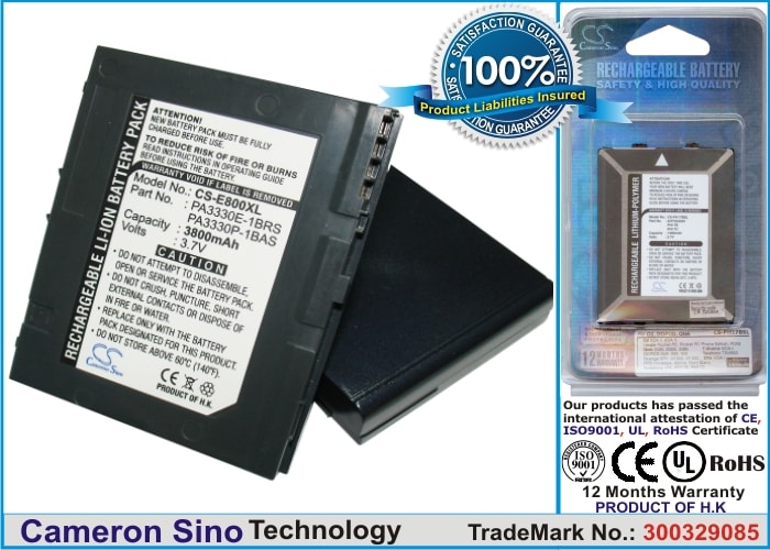 Batteri til Pocket PC og PDA for Toshiba E800, E805, E808 m.fl.