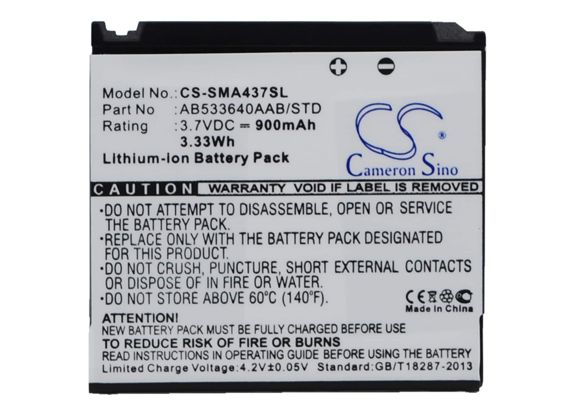 Batteri til mobiltelefon, smarttelefon for Samsung SGH-A437, SGH-A436, SGH-A747 m.fl.