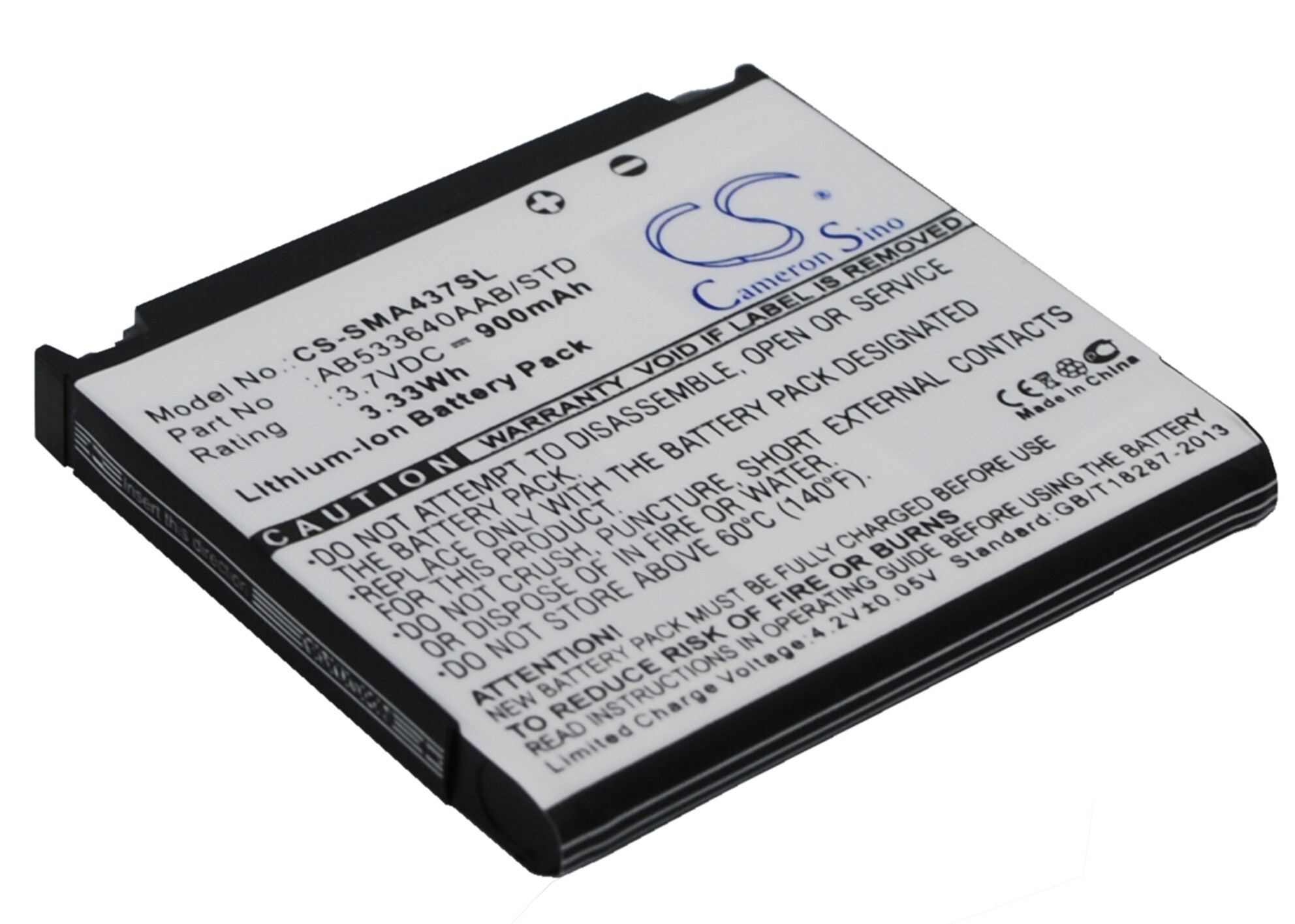 Batteri til mobiltelefon, smarttelefon for Samsung SGH-A437, SGH-A436, SGH-A747 m.fl.