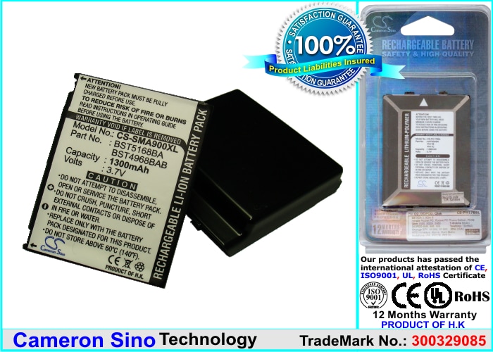 Batteri til mobiltelefon, smarttelefon for Samsung SPH-A900, MM-A900