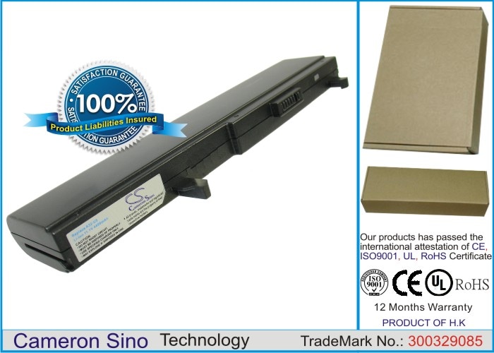 Batteri til bærbar PC, notatbok for Asus U5F, U5A, U5