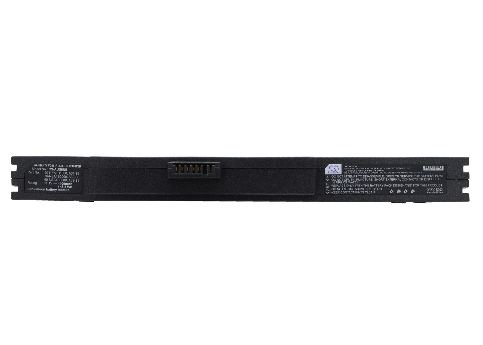 Batteri til bærbar PC, Notatbok for Asus S6, S6F, S6F Leather Collection m.fl.